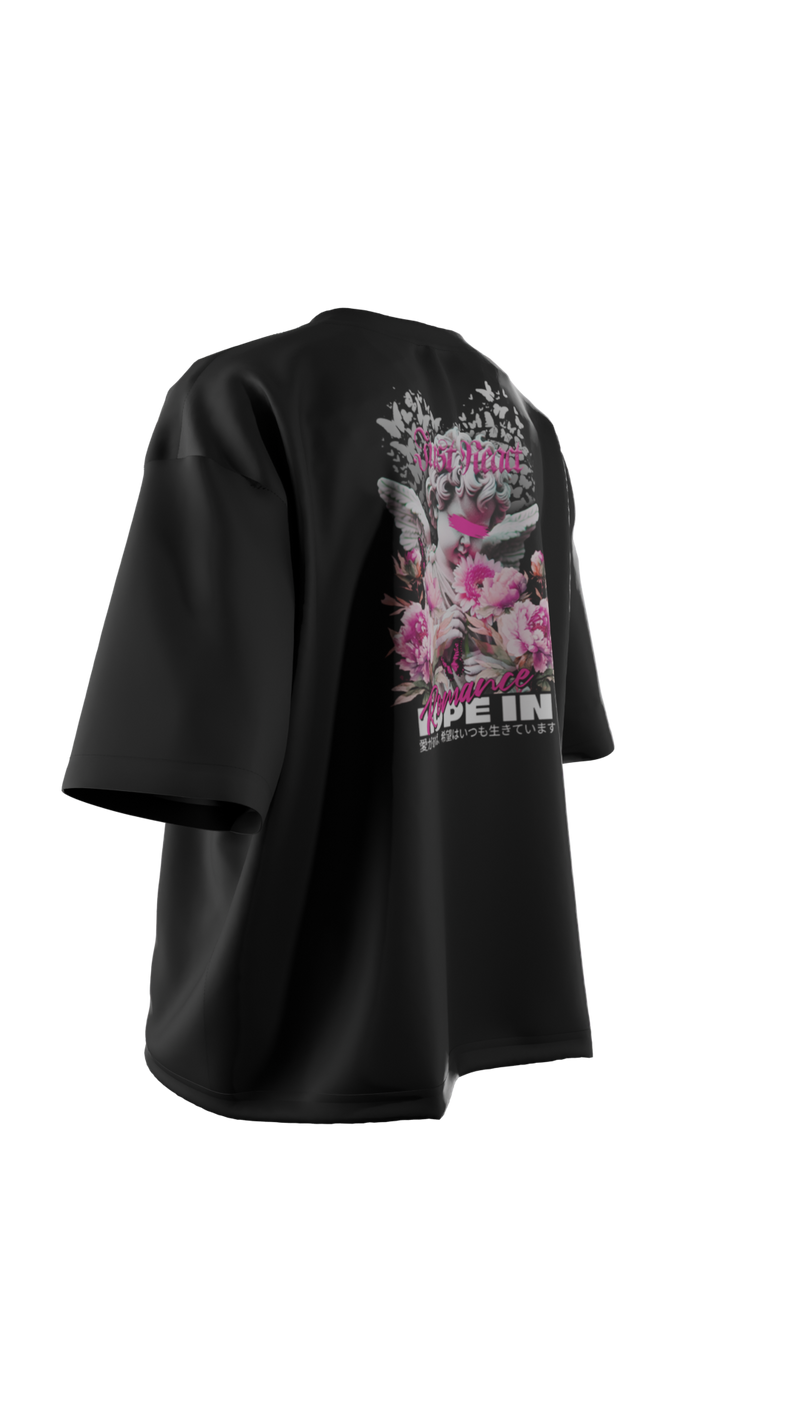 Camiseta Oversized "Romance"