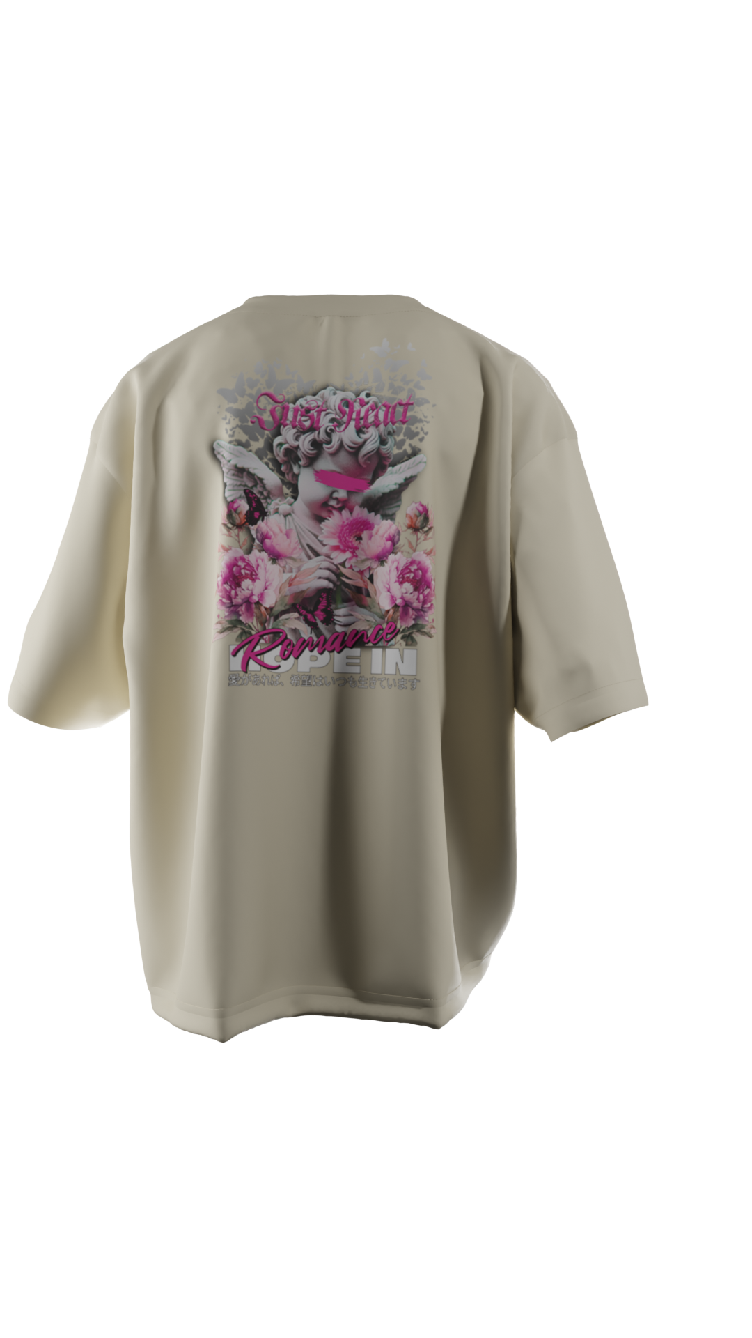 Camiseta Oversized "Romance"