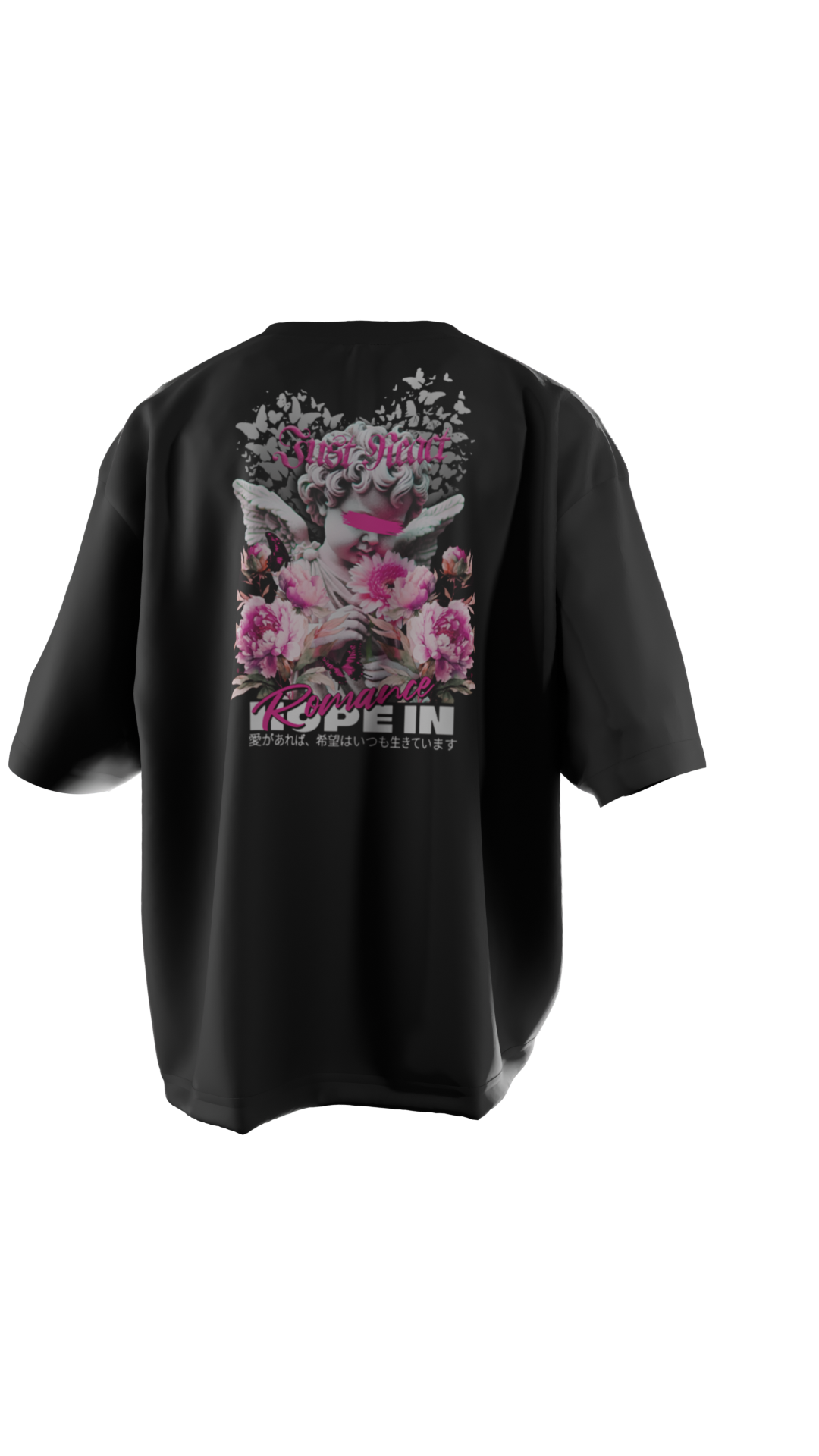 Camiseta Oversized "Romance"