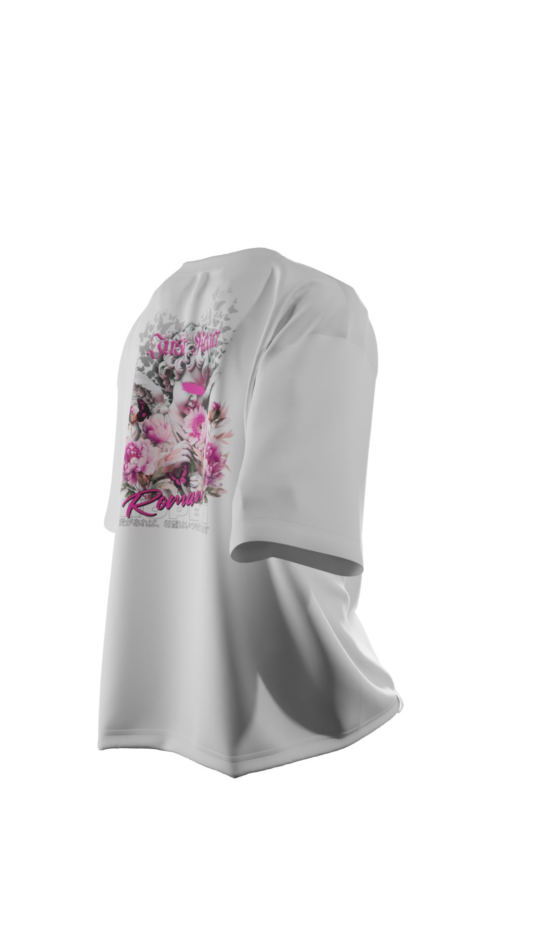 Camiseta Oversized "Romance"